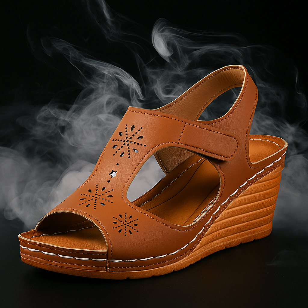 LaMiss Lifted Wedge Sandals