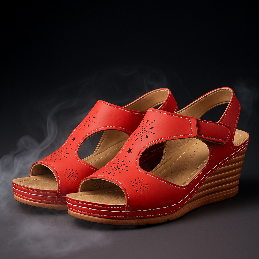 LaMiss Lifted Wedge Sandals