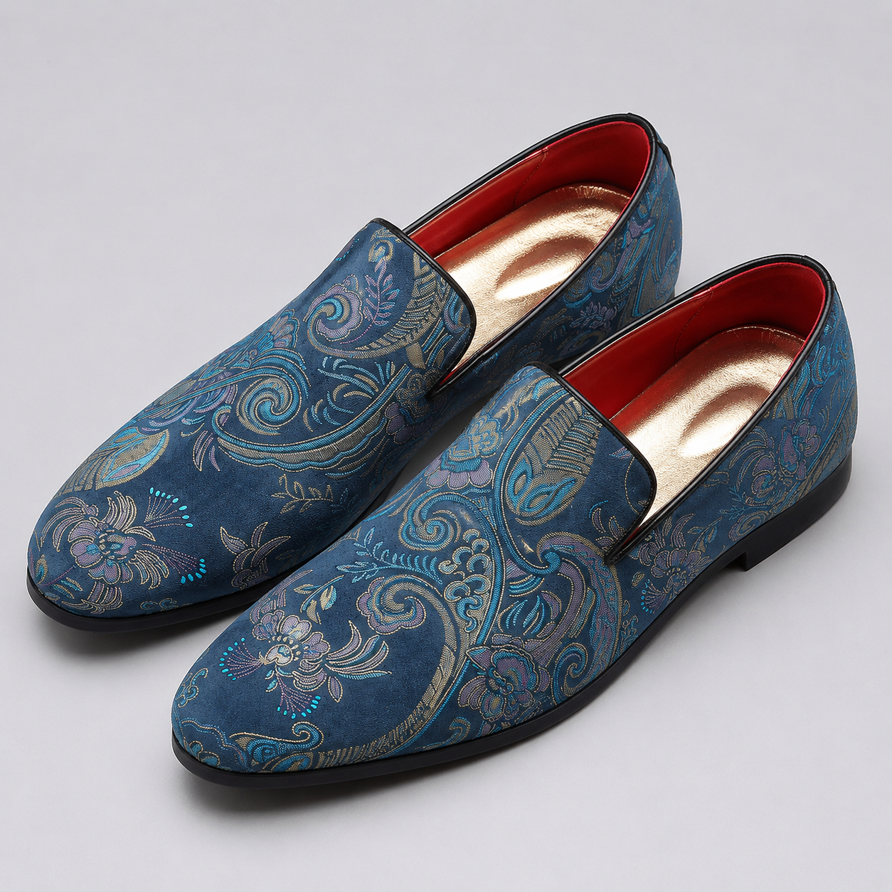 Niel Brocade Loafers