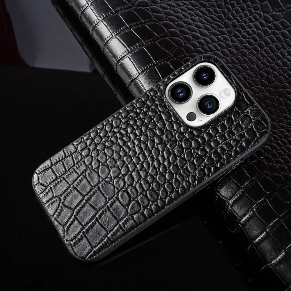 Varicé Genuine Crocodile Leather Case
