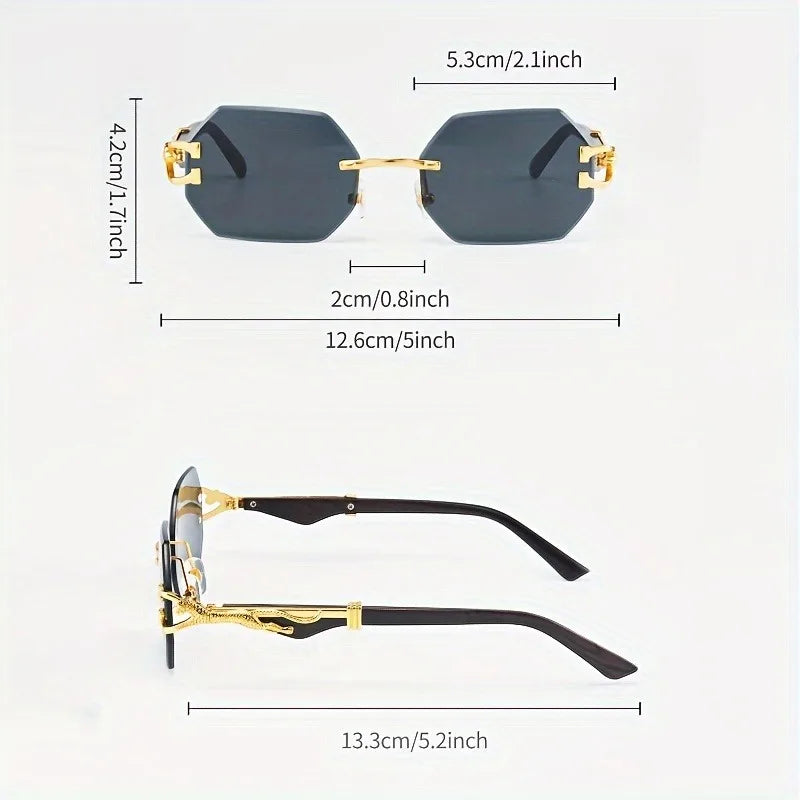 Shadex Rimless Sunglasses