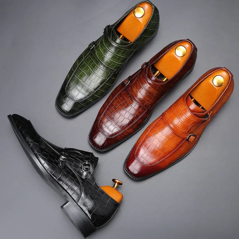 Ronald Crocodile Grain Shoes