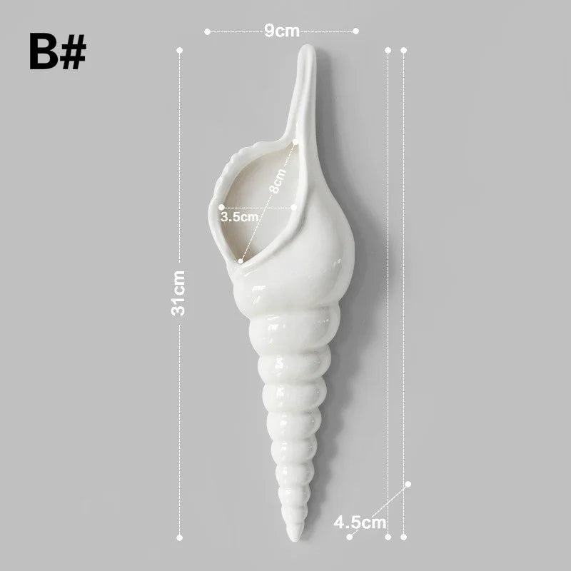 Tideform Shell Vase