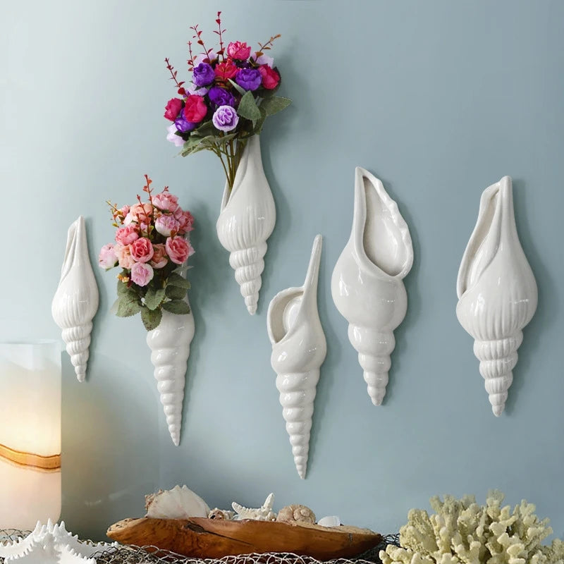Tideform Shell Vase
