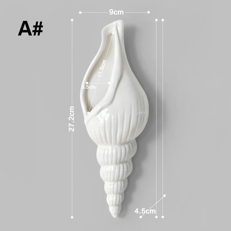 Tideform Shell Vase