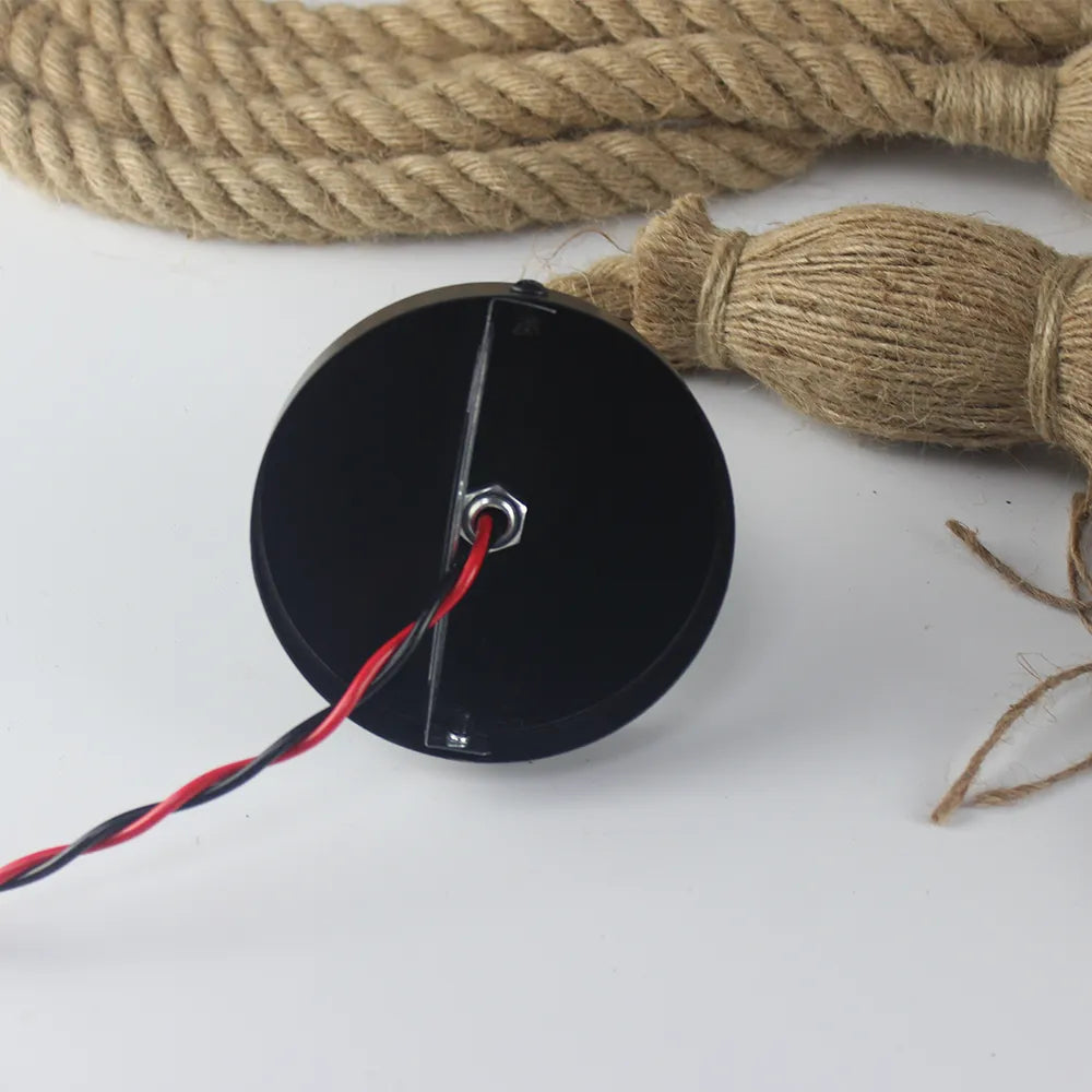 Retro Hemp Rope Edison Hanging Lamp