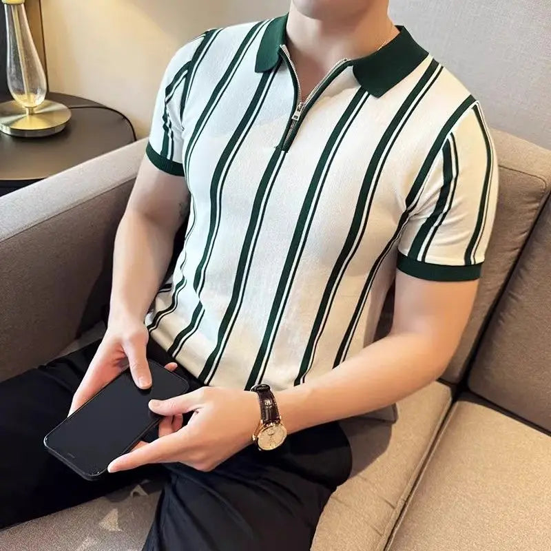 Malvice Formal Stripe Shirt