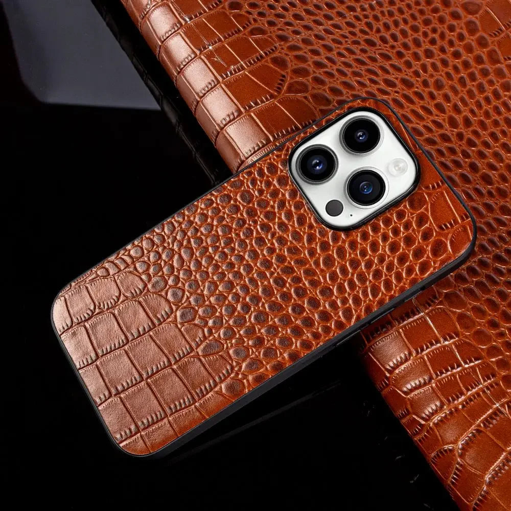 Varicé Genuine Crocodile Leather Case