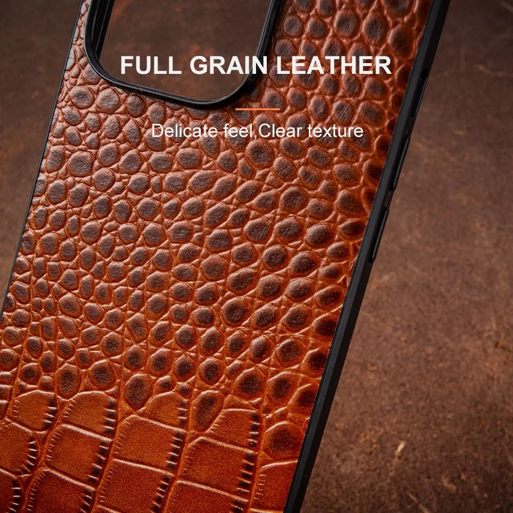 Varicé Genuine Crocodile Leather Case