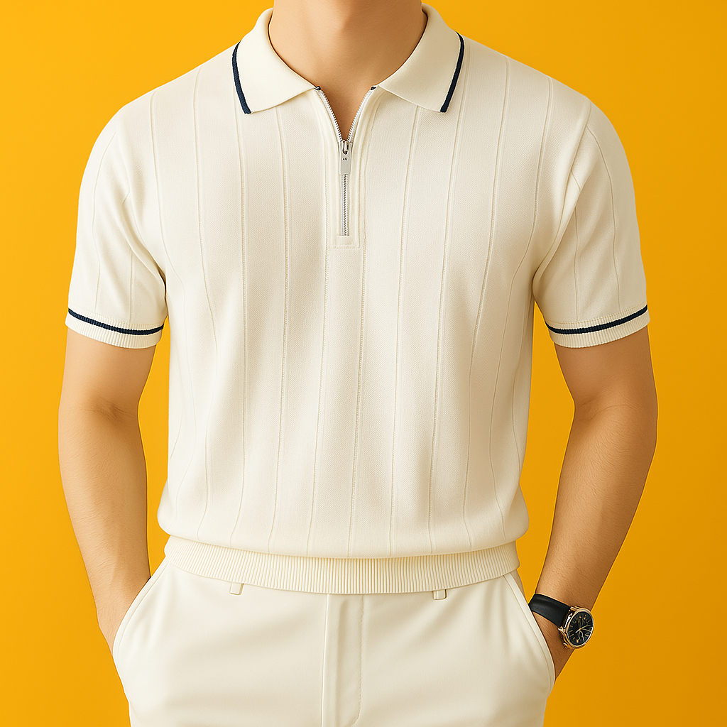 Malvice Half Zipper Polo Shirt