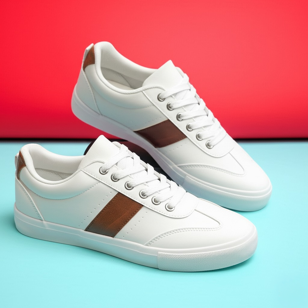 Kendrick Leather Stripe Sneakers