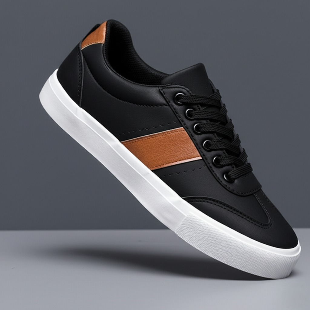 Kendrick Leather Stripe Sneakers