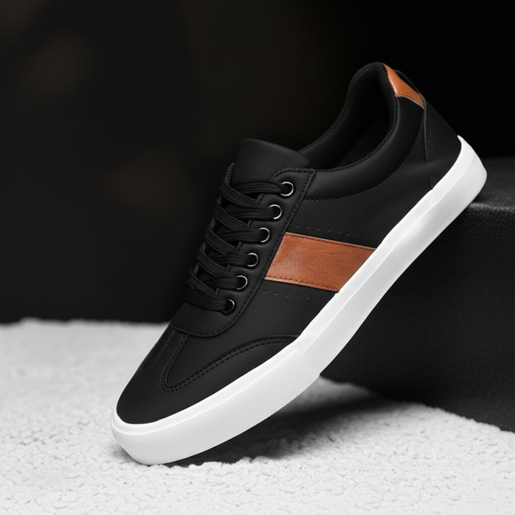Kendrick Leather Stripe Sneakers