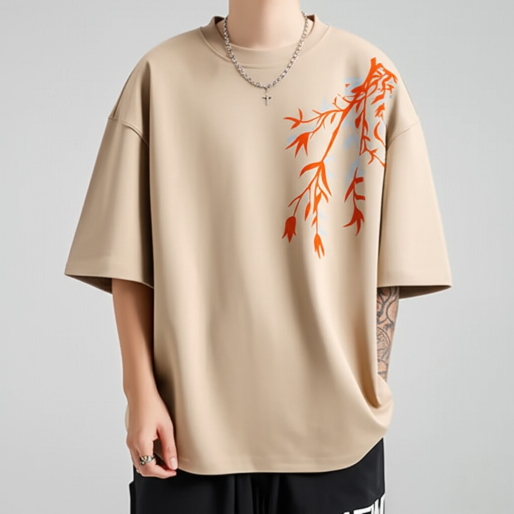 Legion Oversized Bamboo Print T-Shirt