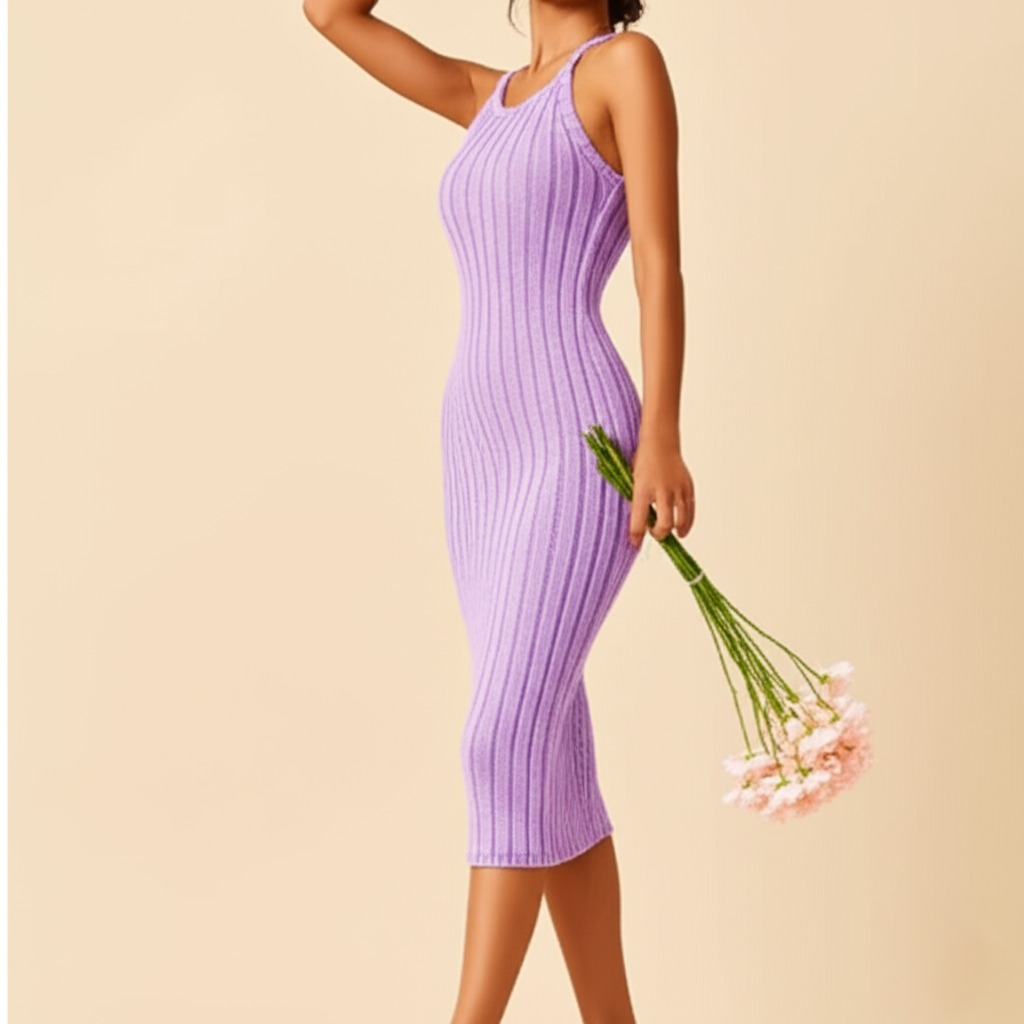 Lavice Halter Neck Midi Dress