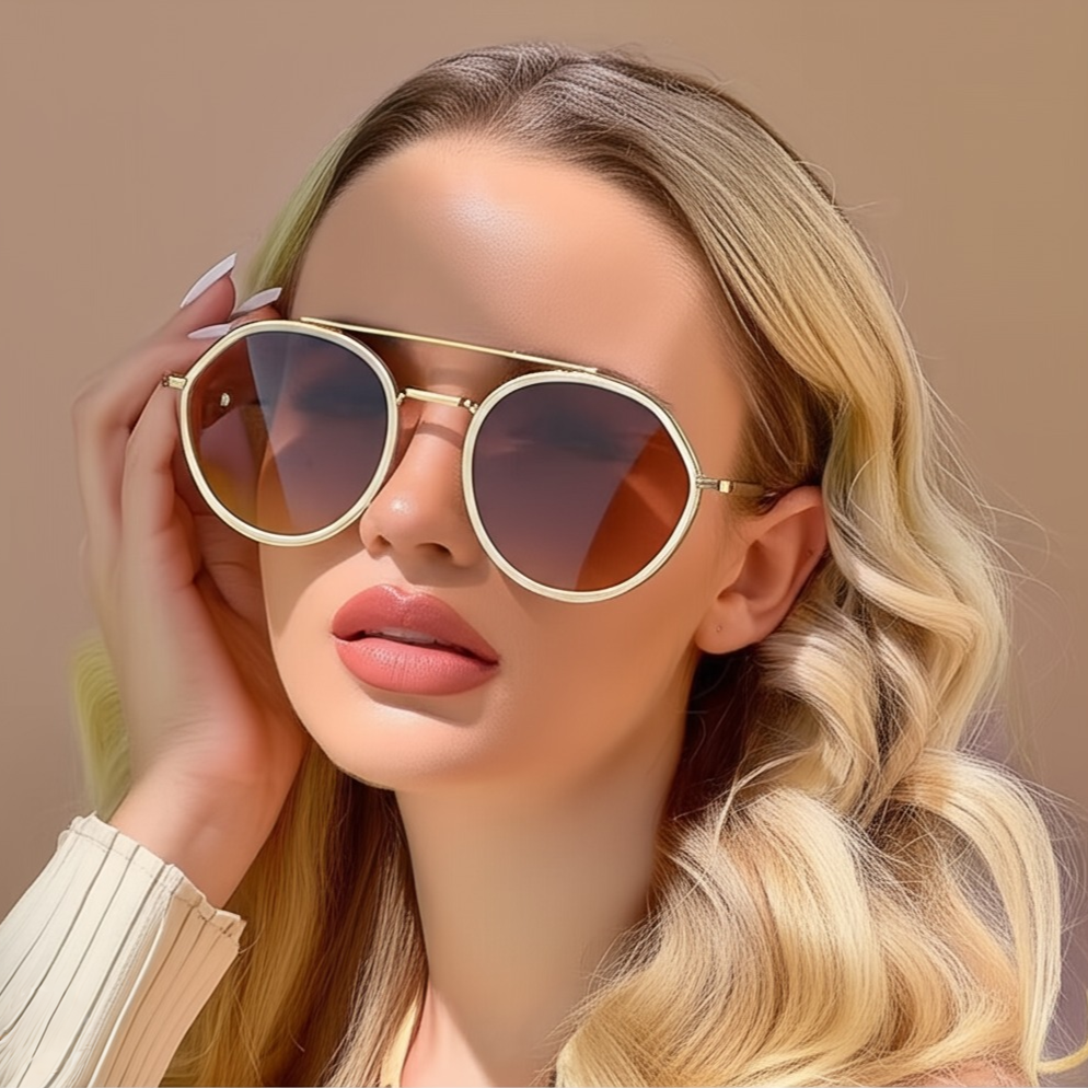 Ralex Retro Framed Sunglasses