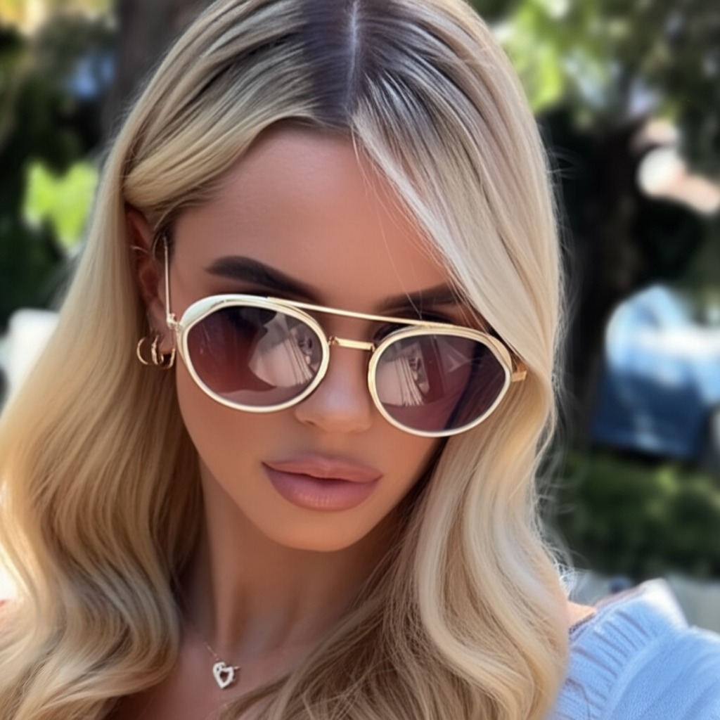 Ralex Retro Framed Sunglasses
