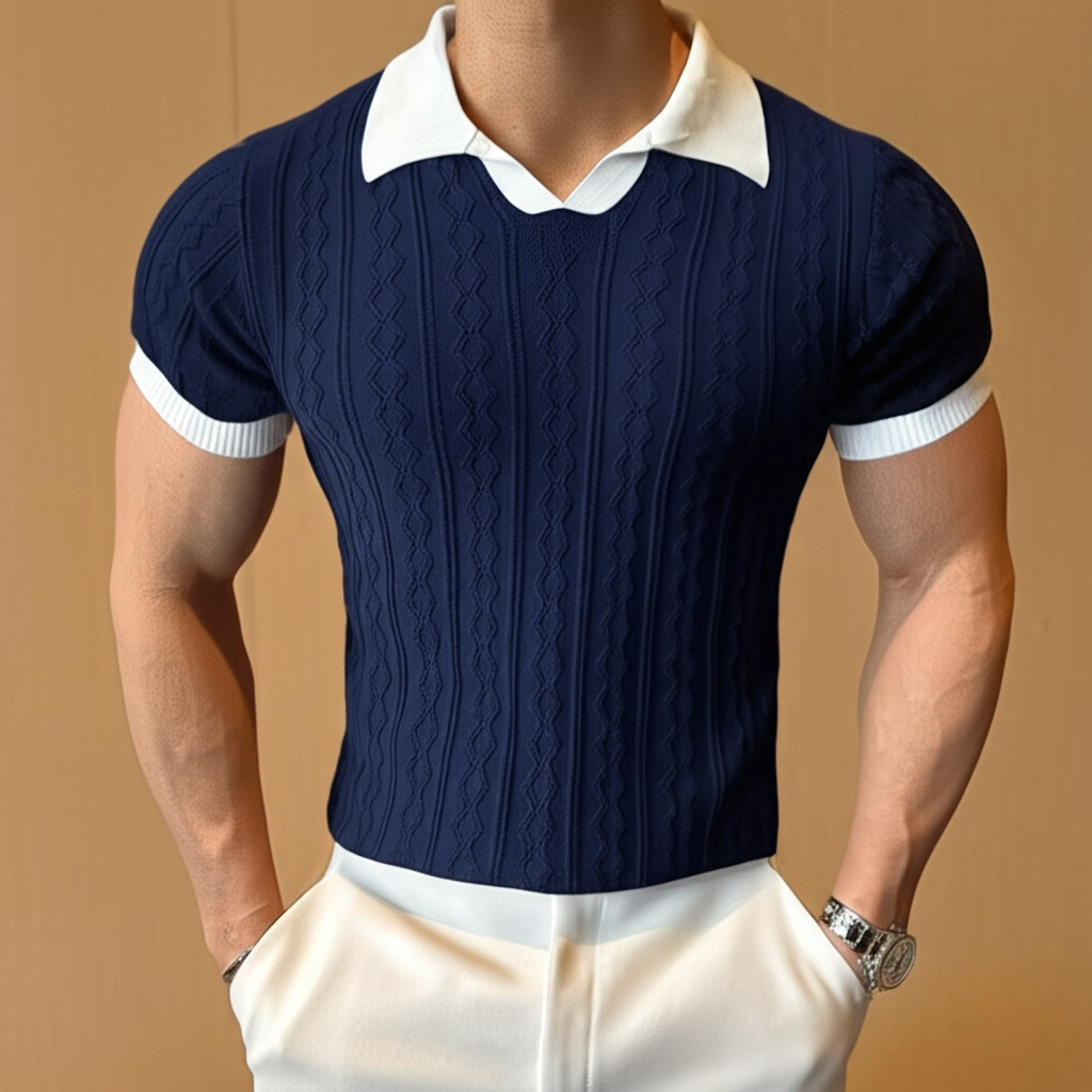 Malvice Soft Knitted Polo Shirt