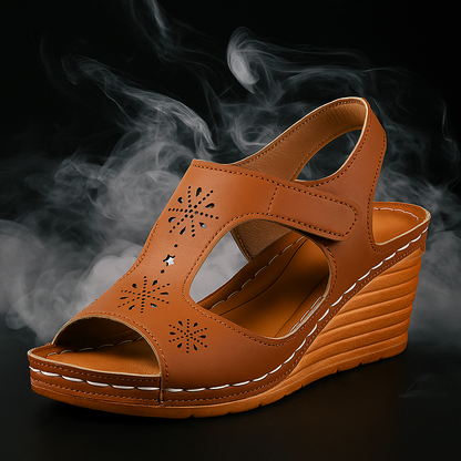 LaMiss Lifted Wedge Sandals