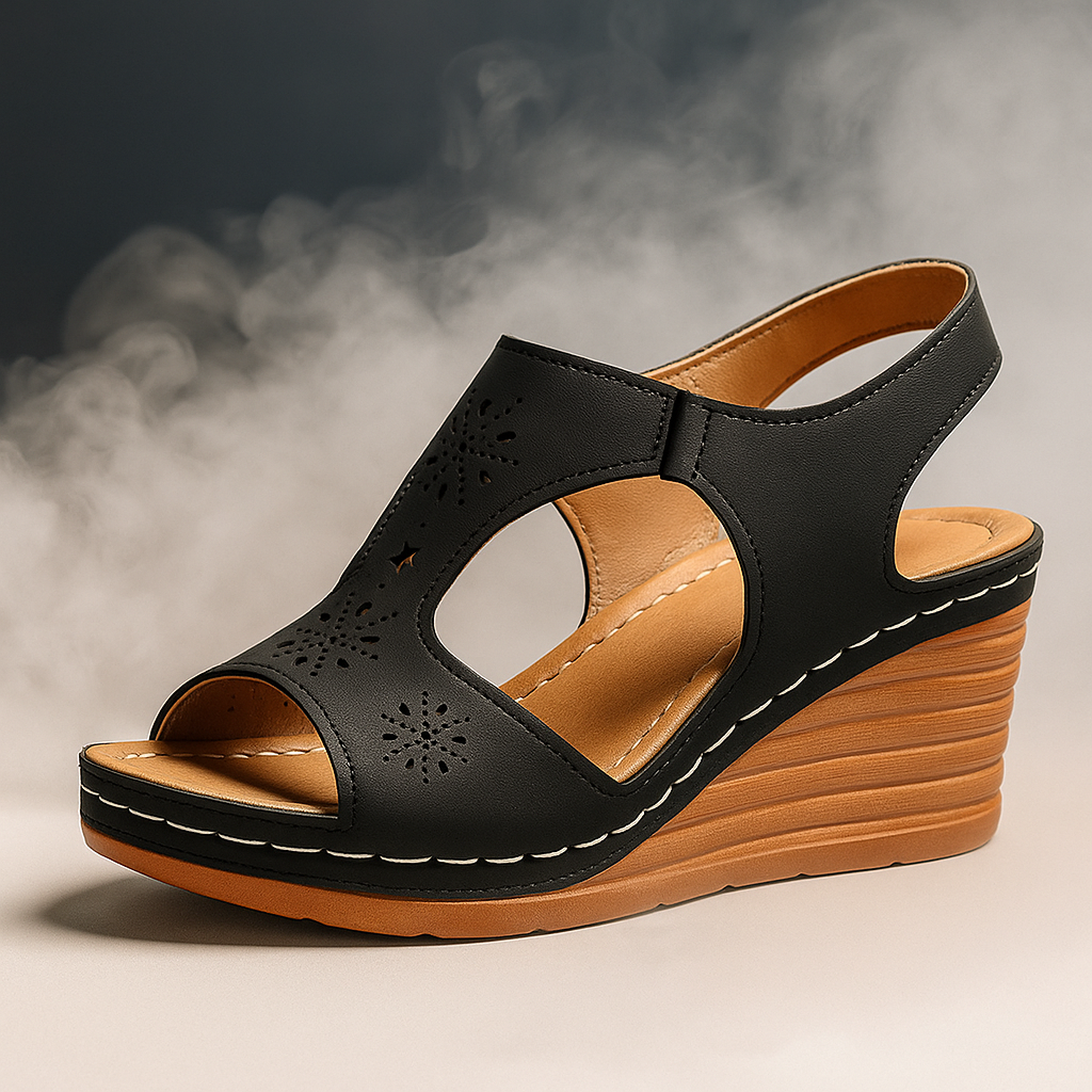 LaMiss Lifted Wedge Sandals