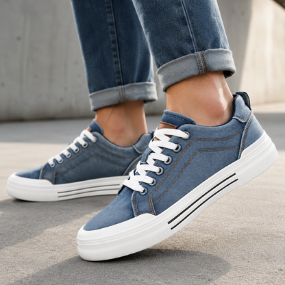 Valon Low-Top Denim Sneakers