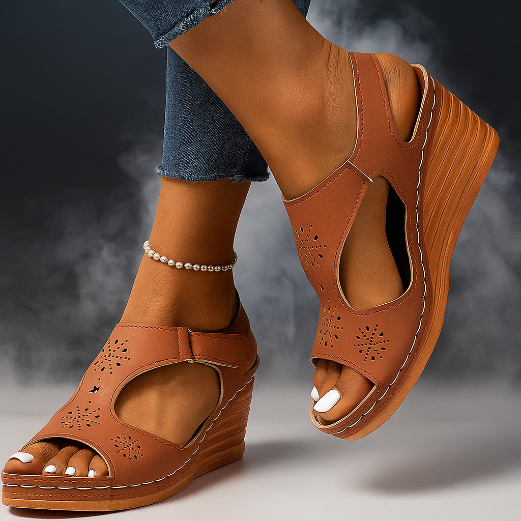 LaMiss Lifted Wedge Sandals