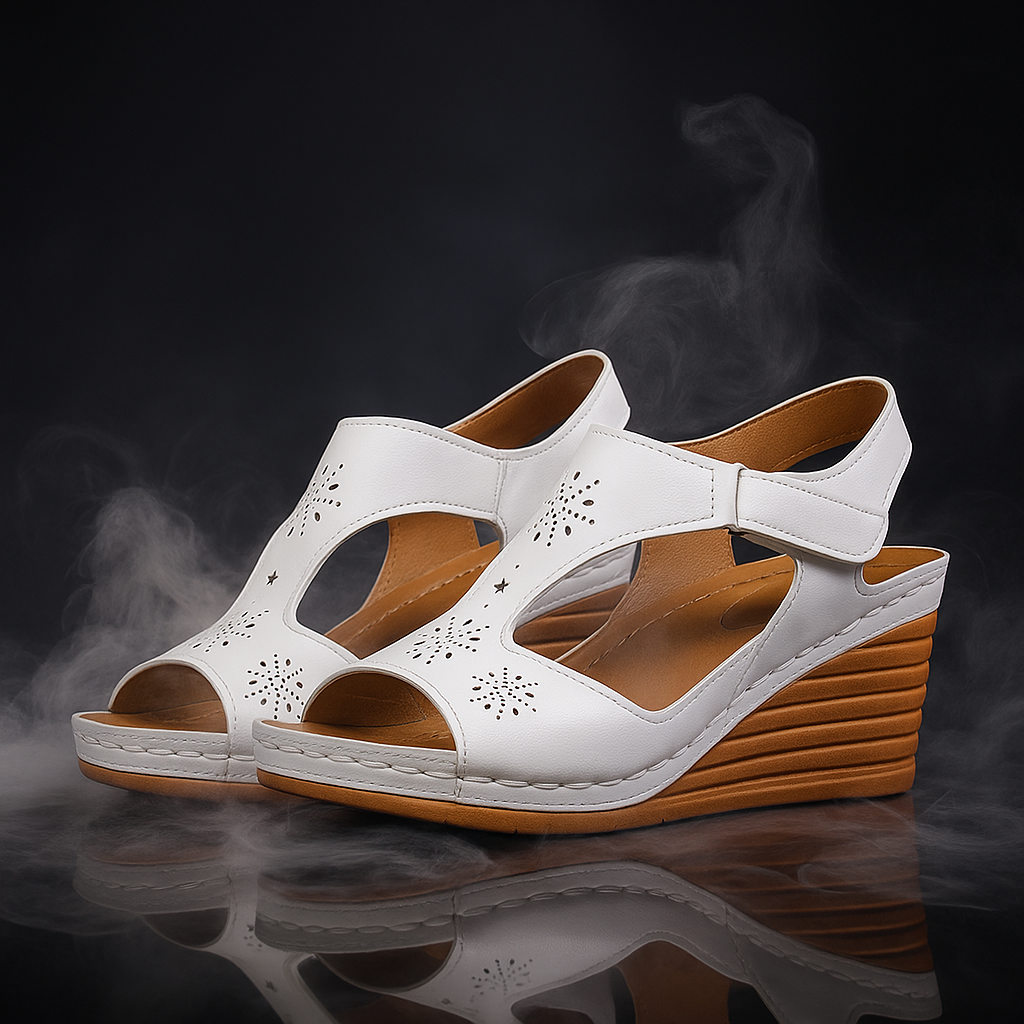 LaMiss Lifted Wedge Sandals