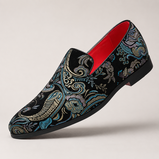 Niel Brocade Loafers