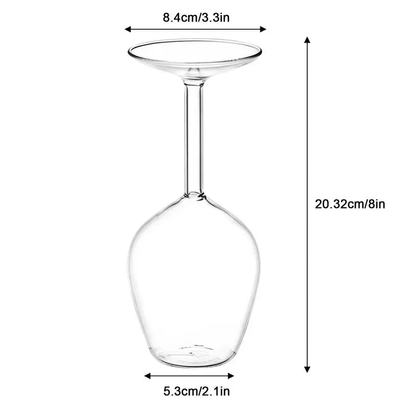 Velléa Upside Down Wine Glass