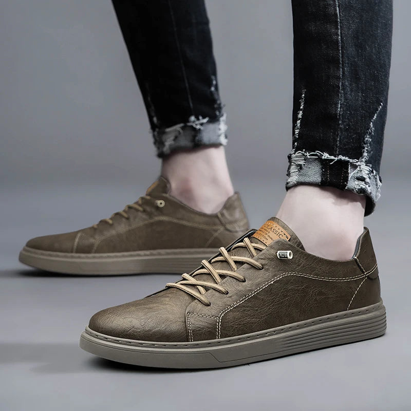 UrbanStride Leather Sneakers