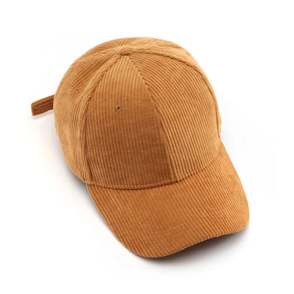 Adjustable Unisex Corduroy Hat