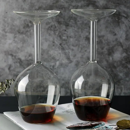 Velléa Upside Down Wine Glass