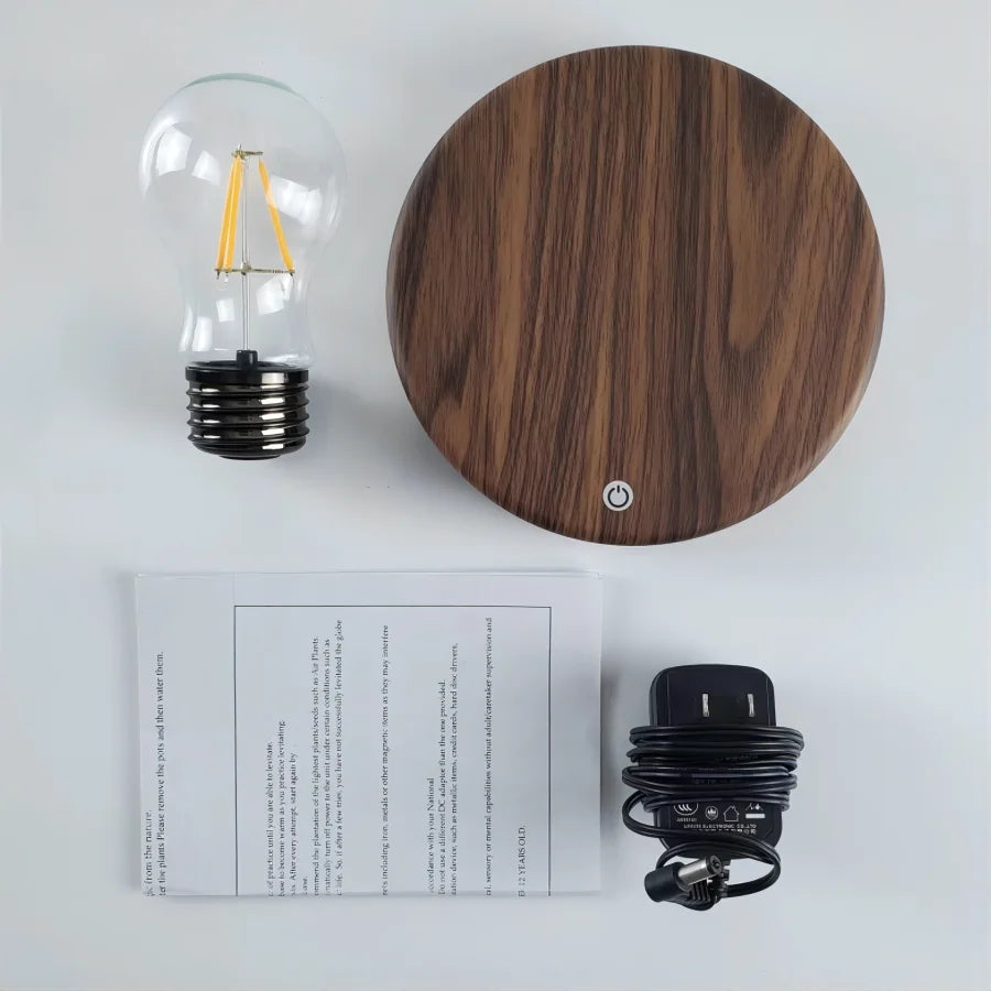 AeroGlow Levitating Light Bulb