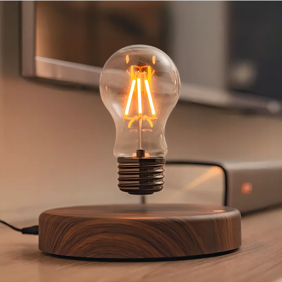 AeroGlow Levitating Light Bulb