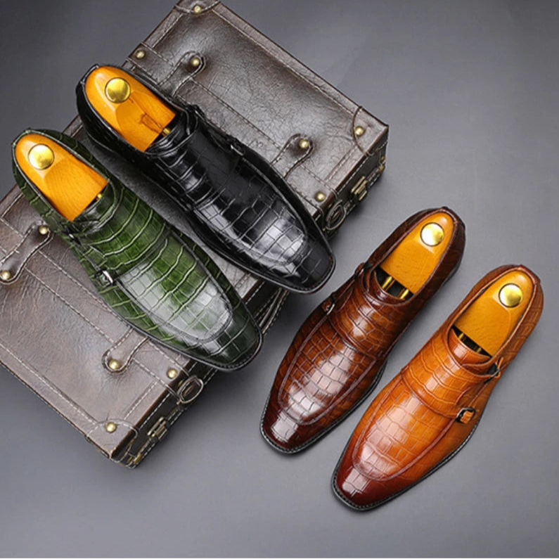 Ronald Crocodile Grain Shoes