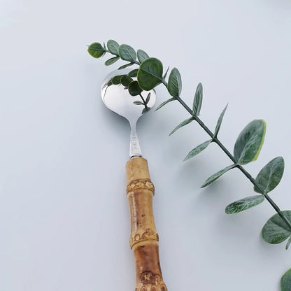 Stainless Steel Bamboo Cutlery