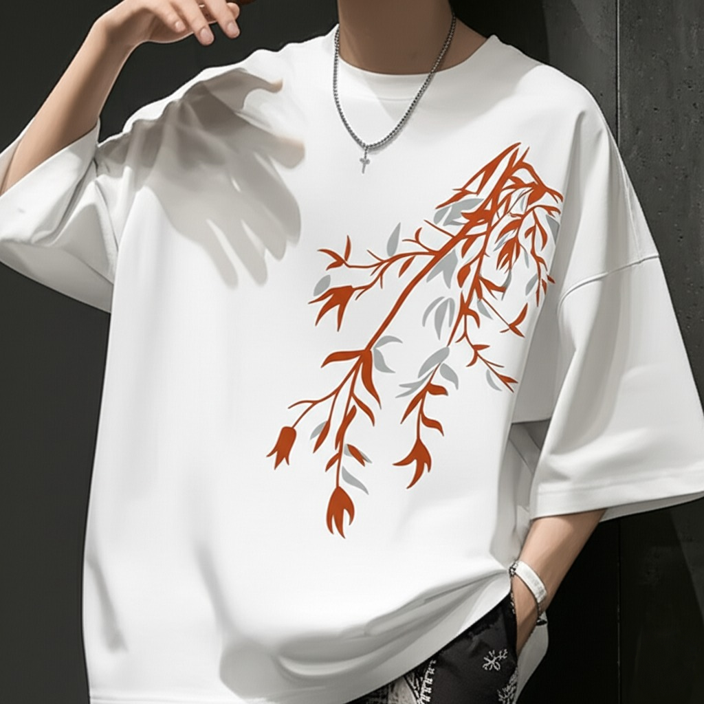 Legion Oversized Bamboo Print T-Shirt