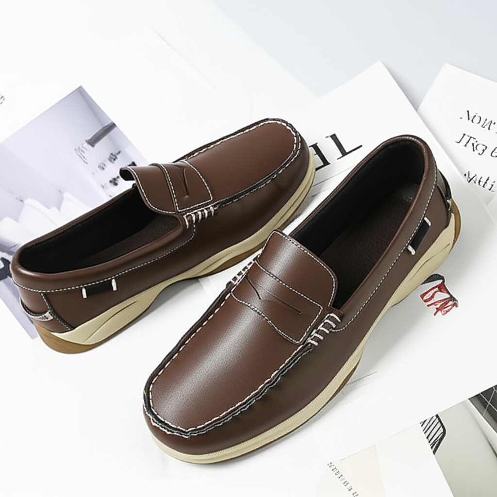 Lloyd Leather Laced Loafers