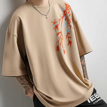 Legion Oversized Bamboo Print T-Shirt
