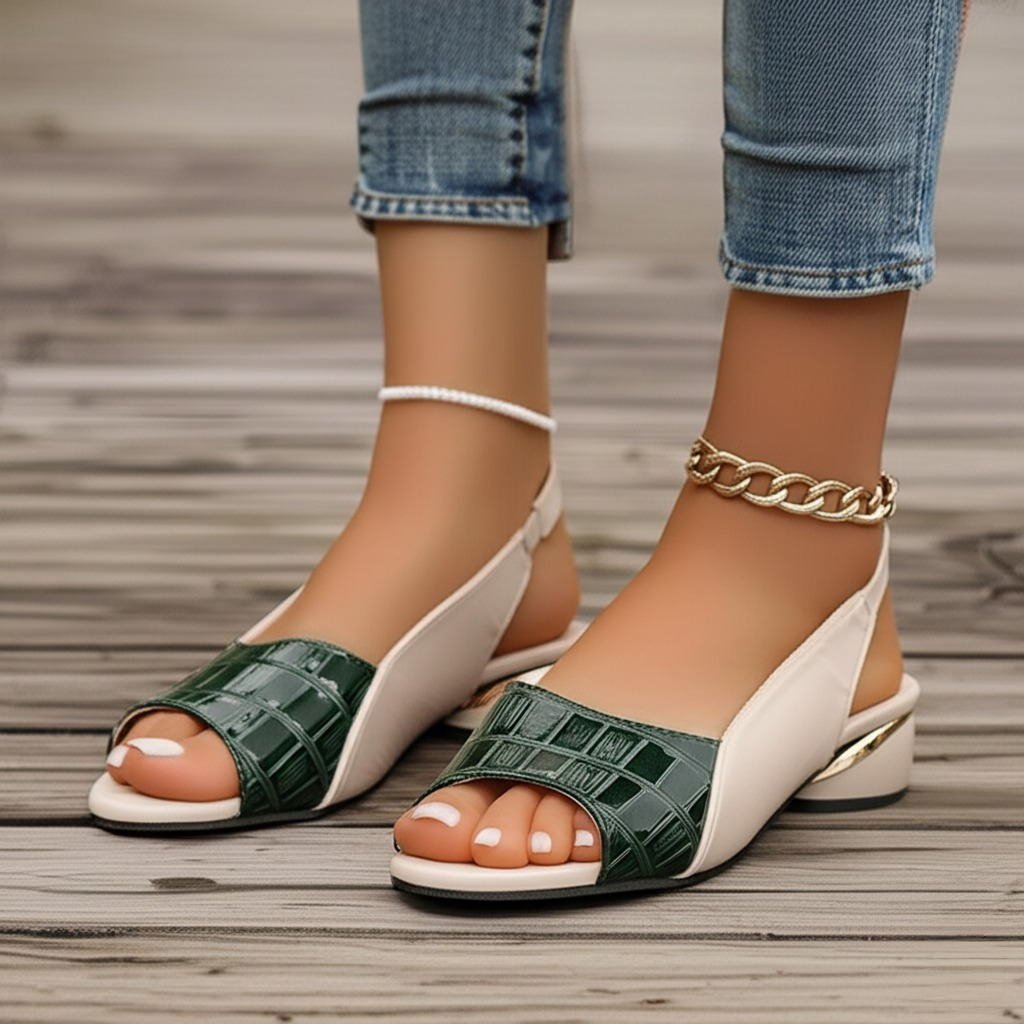 Mays Open-Toed Heels