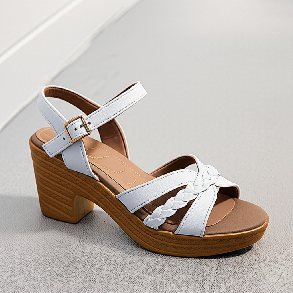Clara Braided Wedge Heels