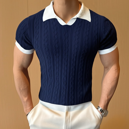 Malvice Soft Knitted Polo Shirt