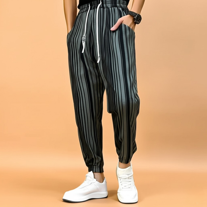 Raval Loose Striped Joggers