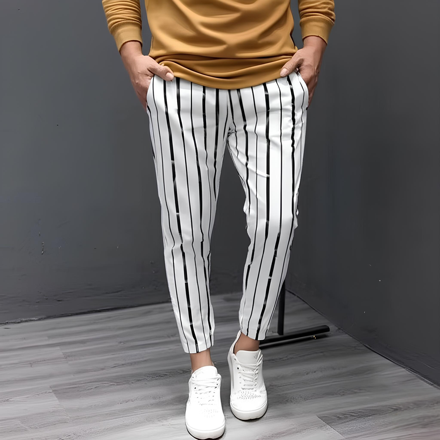 Wayson Striped Pencil Pants