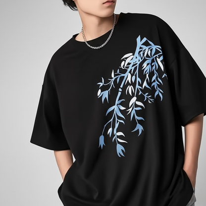 Legion Oversized Bamboo Print T-Shirt