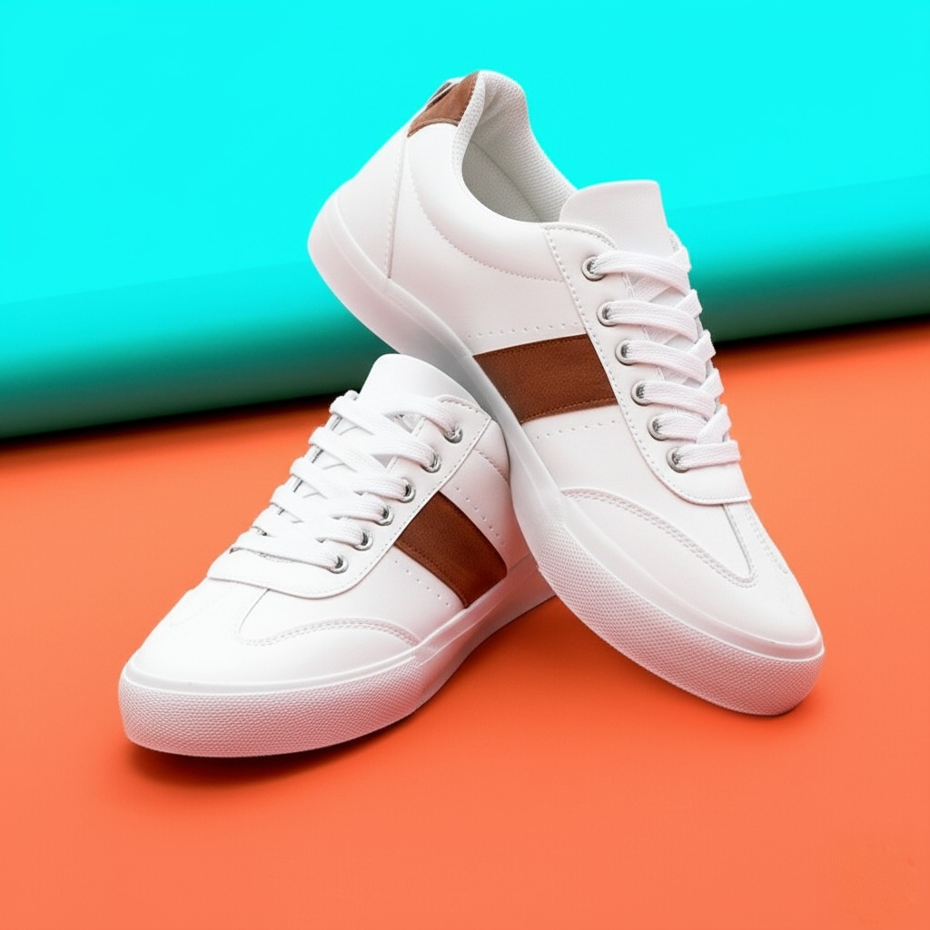 Kendrick Leather Stripe Sneakers