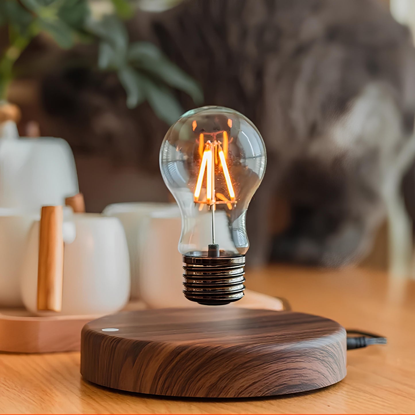 AeroGlow Levitating Light Bulb